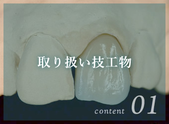 取り扱い技工物